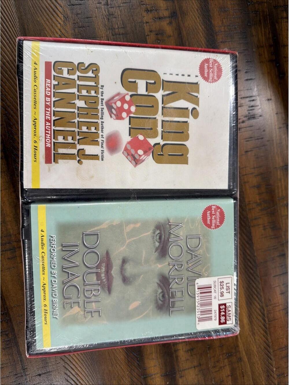 King Con Double Image  2 Audio Books Sealed New Cannell Morrell